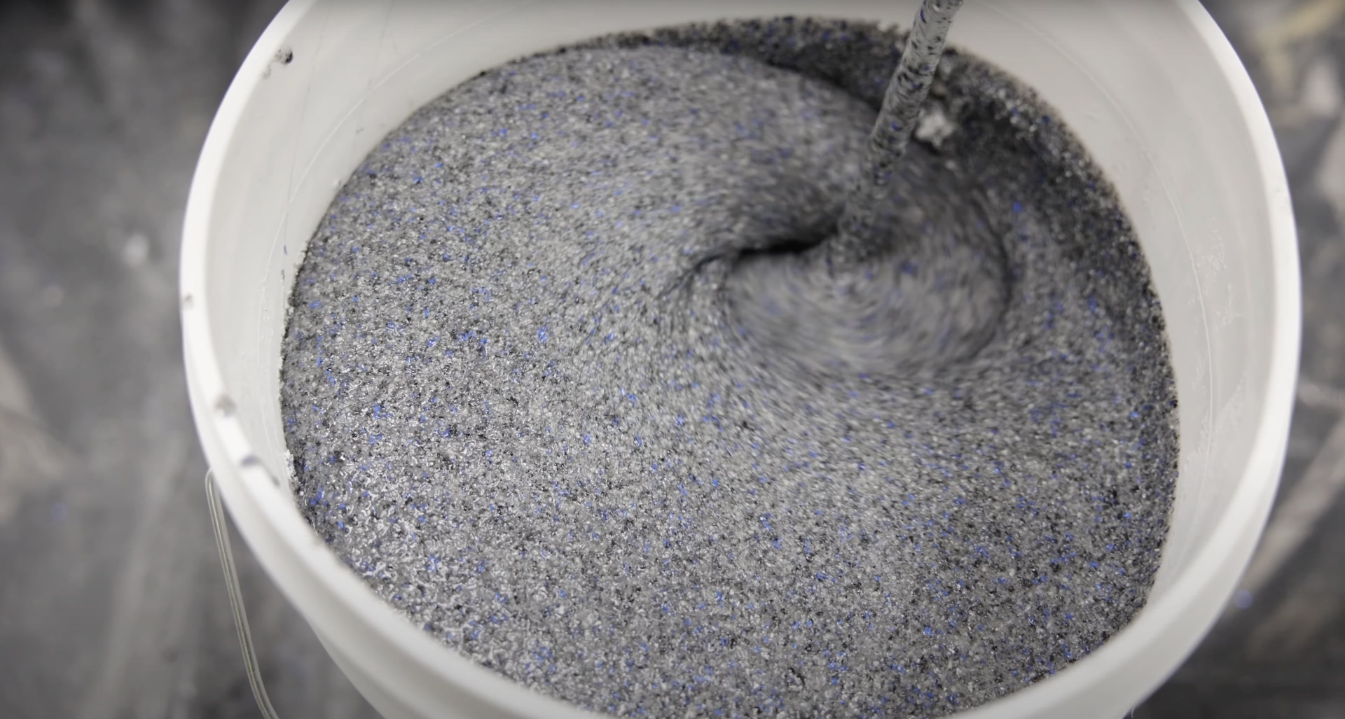 Quality concrete mixing process showing attention to material preparation